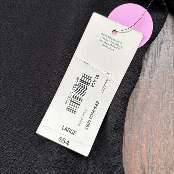 NWT Bold Elements Black Off Shoulder Bell Sleeve Dress Size Large - Picture 6 of 8